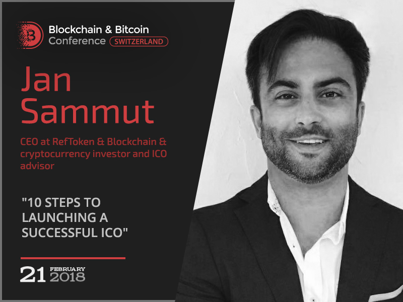 10 steps to successful ICO: Jan Sammut at Blockchain & Bitcoin Conference Switzerland