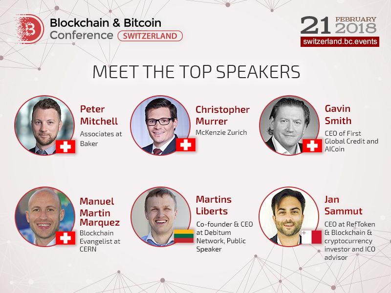 Blockchain & Bitcoin Conference Switzerland: meet conference program 