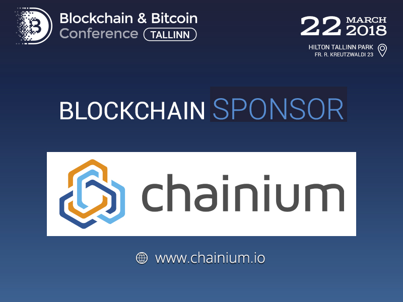 Chainium: Blockchain Sponsor and Exhibition Area Participant of Blockchain & Bitcoin Conference Tallinn