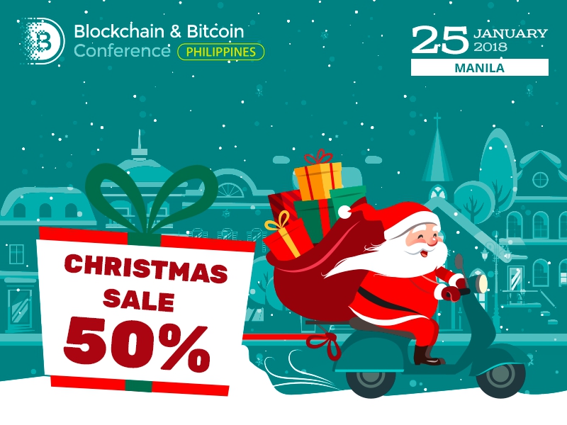 Christmas offer: half-price ticket to Blockchain & Bitcoin Conference Philippines  