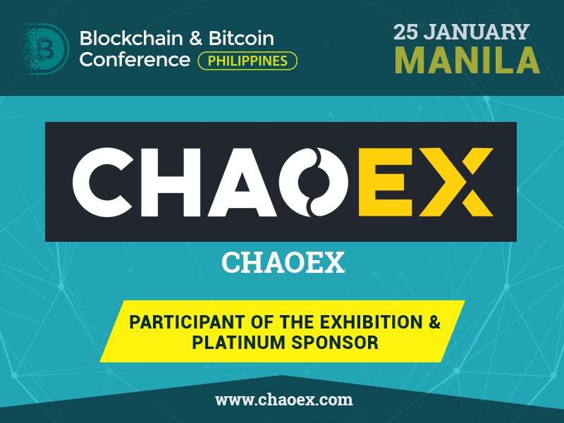 Conference Platinum Sponsor: Hong Kong cryptocurrency exchange – Chaoex.com