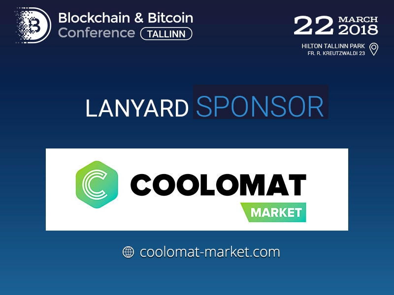 Coolomat Market will be a sponsor on Blockchain & Bitcoin Conference Tallinn