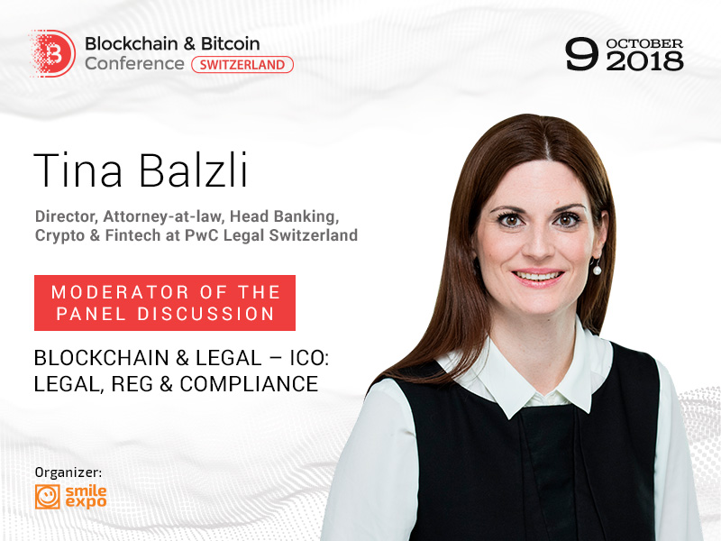 Director at PwC Legal Switzerland Tina Balzli: Legal Sphere of Blockchain