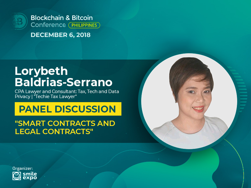 Discussion of Crypto Contracts: Partner at IPLA Lorybeth Baldrias-Serrano Will Become a Participant