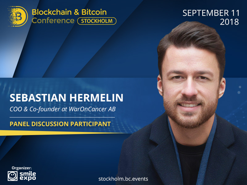 DLT for Medical Sphere Improvement: COO & Co-founder at WarOnCancer AB Sebastian Hermelin Will Analyse the Issue