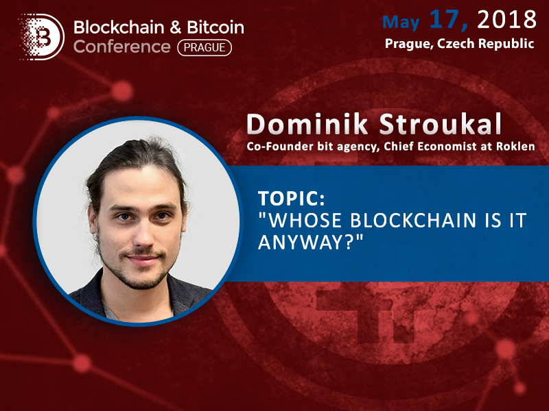 Economist Dominik Stroukal to dwell on understanding of blockchain tech and cryptocurrencies