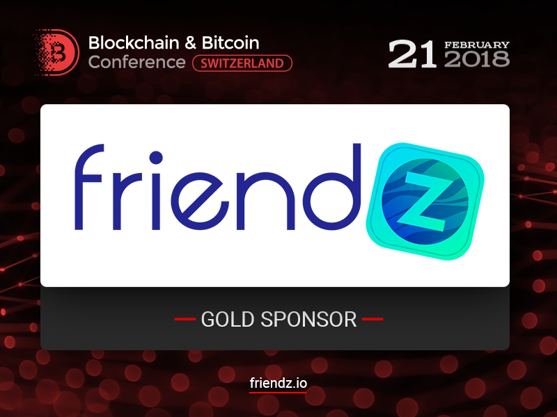 Friendz marketing service to be Gold Sponsor of Blockchain & Bitcoin Conference Switzerland