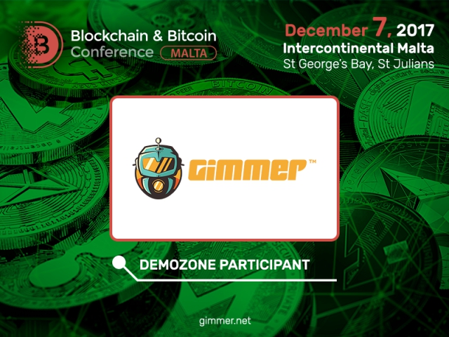 Gimmer will present cryptocurrency trading mechanisms at Blockchain & Bitcoin Conference Malta