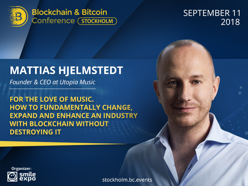 How Can Blockchain Benefit Music Industry? Answer from Founder & CEO at Utopia Music Mattias Hjelmstedt