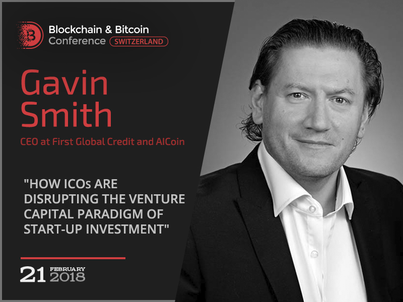 How ICOs disrupt the Venture Capital paradigm of startup investment? Keynote speaker Gavin Smith 