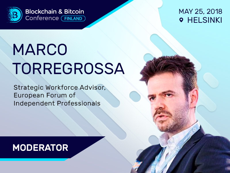 Marco Torregrossa Will Moderate Finnish Blockchain Event