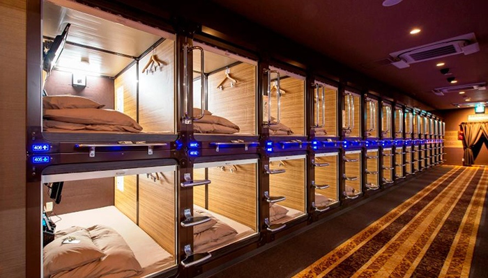A “capsule” room in Japan can be paid for with bitcoins