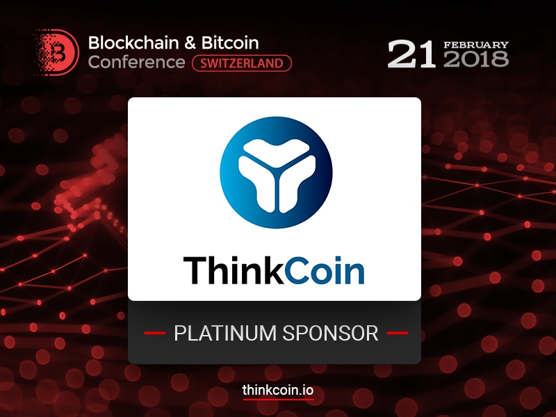 Platinum Sponsor of Blockchain & Bitcoin Conference Switzerland: ThinkCoin 