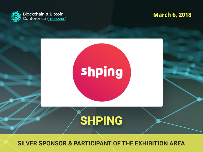 Silver Sponsor and exhibitor of Blockchain & Bitcoin Conference Thailand is Shping