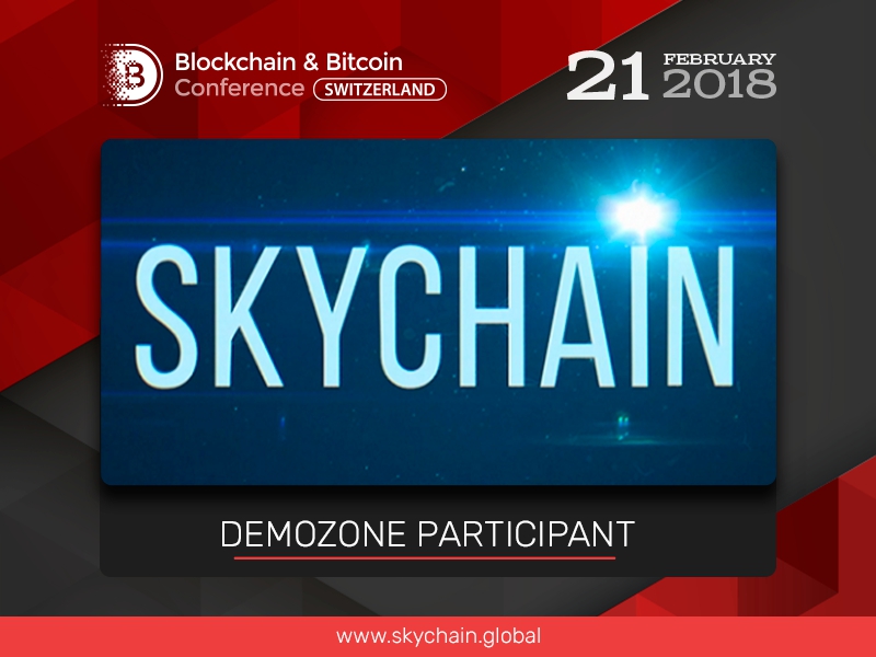Skychain Global, blockchain ecosystem for training neural networks: Exhibition Area Participant at Blockchain & Bitcoin Conference Switzerland