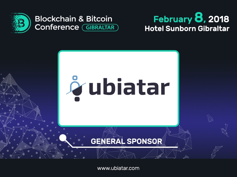 Sponsor of Blockchain & Bitcoin Conference Gibraltar – telepresence service Ubiatar