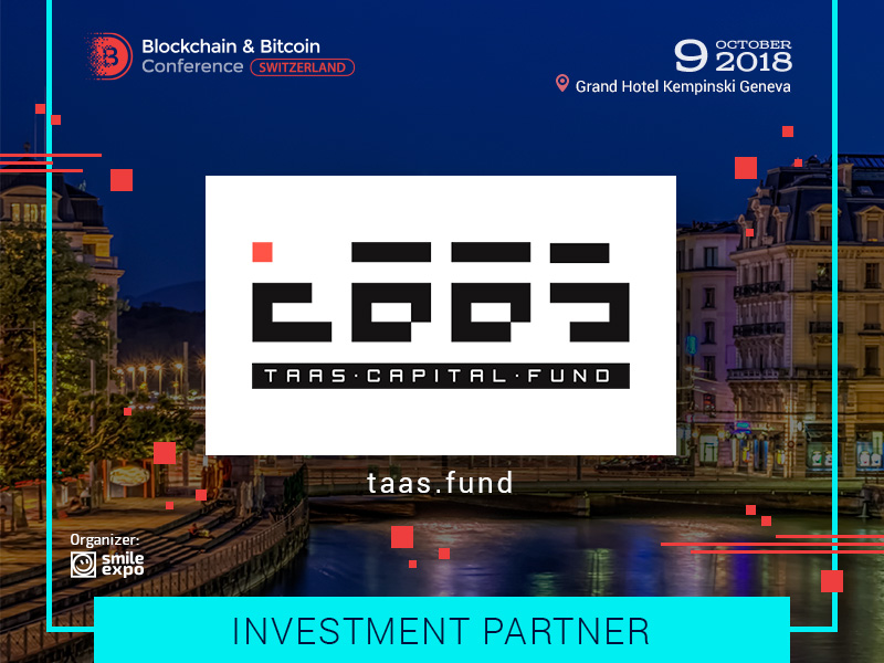 TaaS Capital Fund is a New Partner of Blockchain & Bitcoin Conference Switzerland