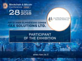 Artzi, Hiba, Elmekiesse, Cohen - Tax Solutions Ltd will be an exhibition participant at Blockchain & Bitcoin Conference Israel