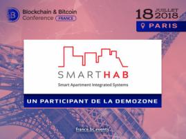 Faites connaissance de la plate-forme pour IoT SmartHab lors de la Blockchain & Bitcoin Conference France 