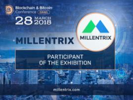 MILLENTRIX will exhibit at Blockchain & Bitcoin Conference Israel