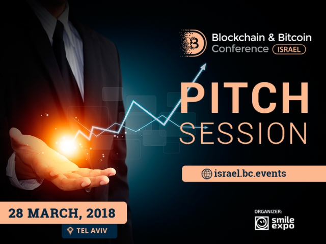 Blockchain & Bitcoin Conference Israel to feature pitch session for exhibition area participants