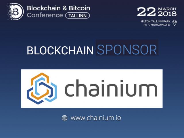 Chainium: Blockchain Sponsor and Exhibition Area Participant of Blockchain & Bitcoin Conference Tallinn