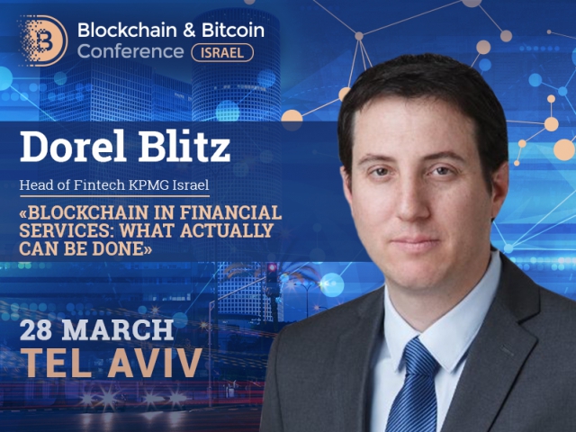 Head of Fintech KPMG Israel to speak at Blockchain & Bitcoin Conference Israel 