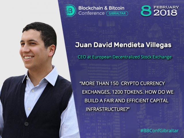 How to make a capital on cryptocurrencies? Juan David Mendieta Villegas will explain at Blockchain & Bitcoin Conference Gibraltar 2018