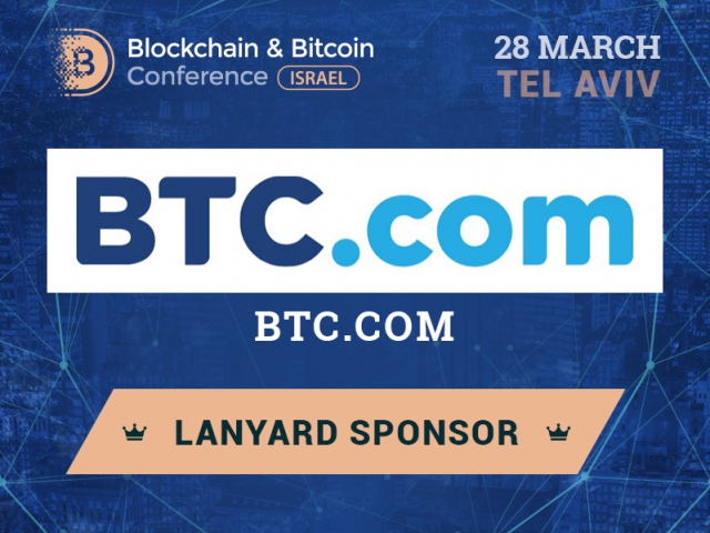 Largest mining pool – BTC.com: Sponsor of Blockchain & Bitcoin Conference Israel 