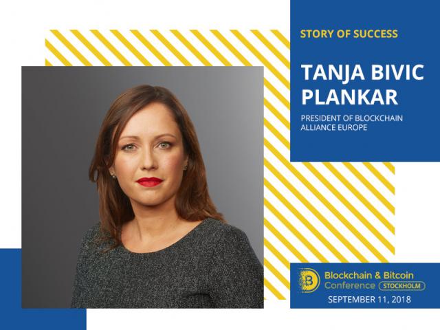 “My Ambition Is to Communicate Topics That Matter” – The Story of Tanja Bivic Plankar, President at Blockchain Alliance Europe