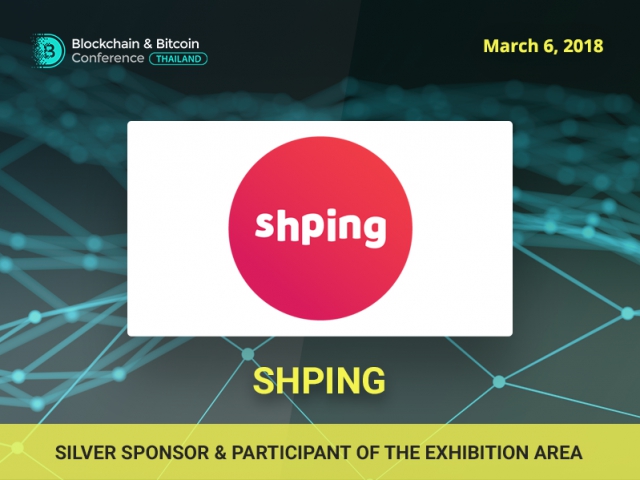 Silver Sponsor and exhibitor of Blockchain & Bitcoin Conference Thailand is Shping