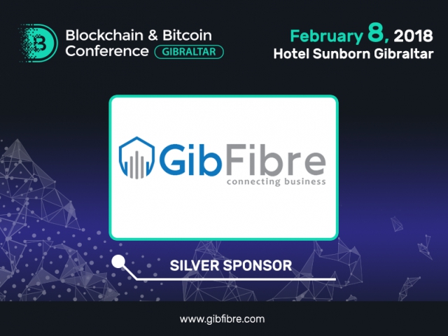 Sponsor of Blockchain & Bitcoin Conference Gibraltar: GibFibre 