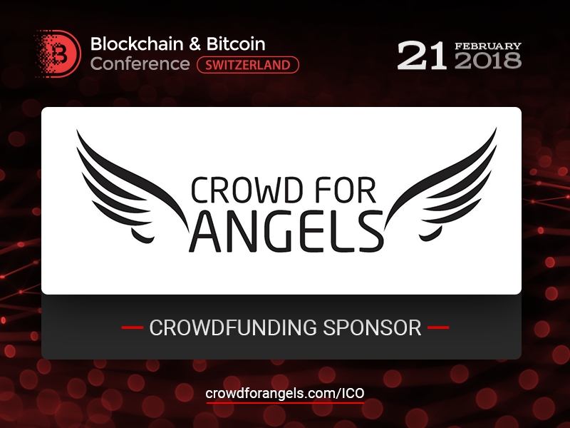 UK-based Crowd for Angels platform: Sponsor of Blockchain & Bitcoin Conference Switzerland
