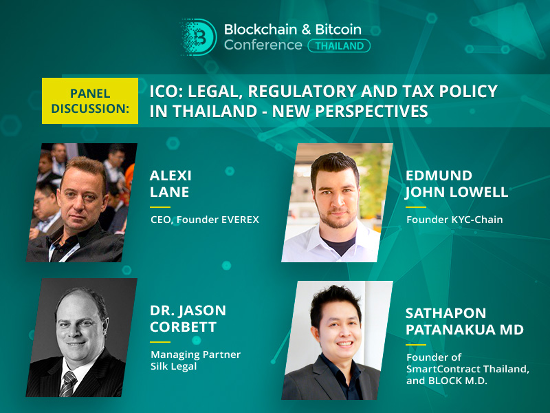 What changes will ICO face in Thailand: four experts to discuss legislative novelties at Blockchain & Bitcoin Conference 