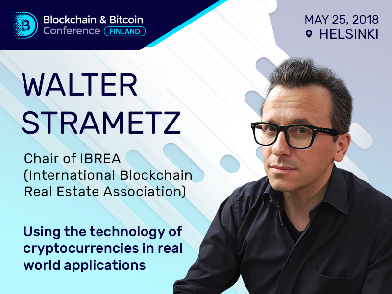What Do Cryptocurrency Tokens Enable in Real World? Walter Strametz, Chair of IBREA, Will Discuss